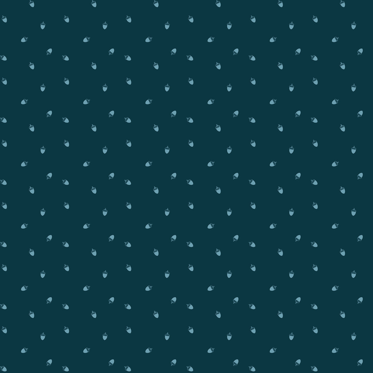 Bramble & Bloom Acorns Navy Yardage | FIGO Fabrics