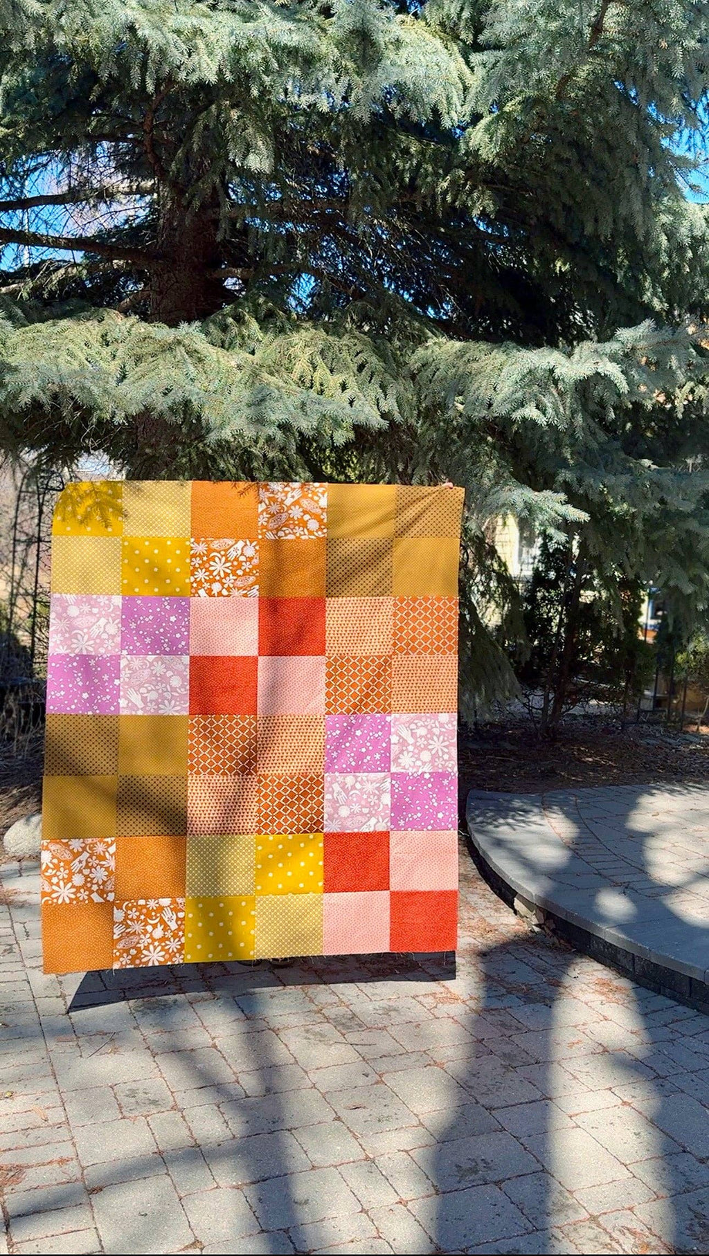 Fabric Requirements for Sunny Side Quilt Pattern by The Blanket Statement Quilt Co