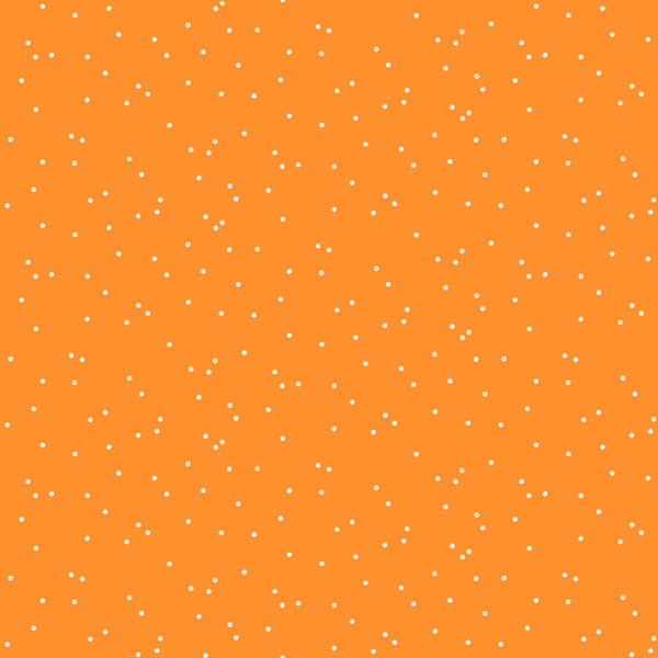 Orange Flowers  - Coordinating Bits and Bobs by Sarah Hearts for Figo Fabrics