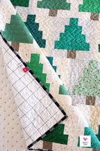 Quilty Trees Quilt Pattern by Quilty Love | Modern Tree Quilt Pattern
