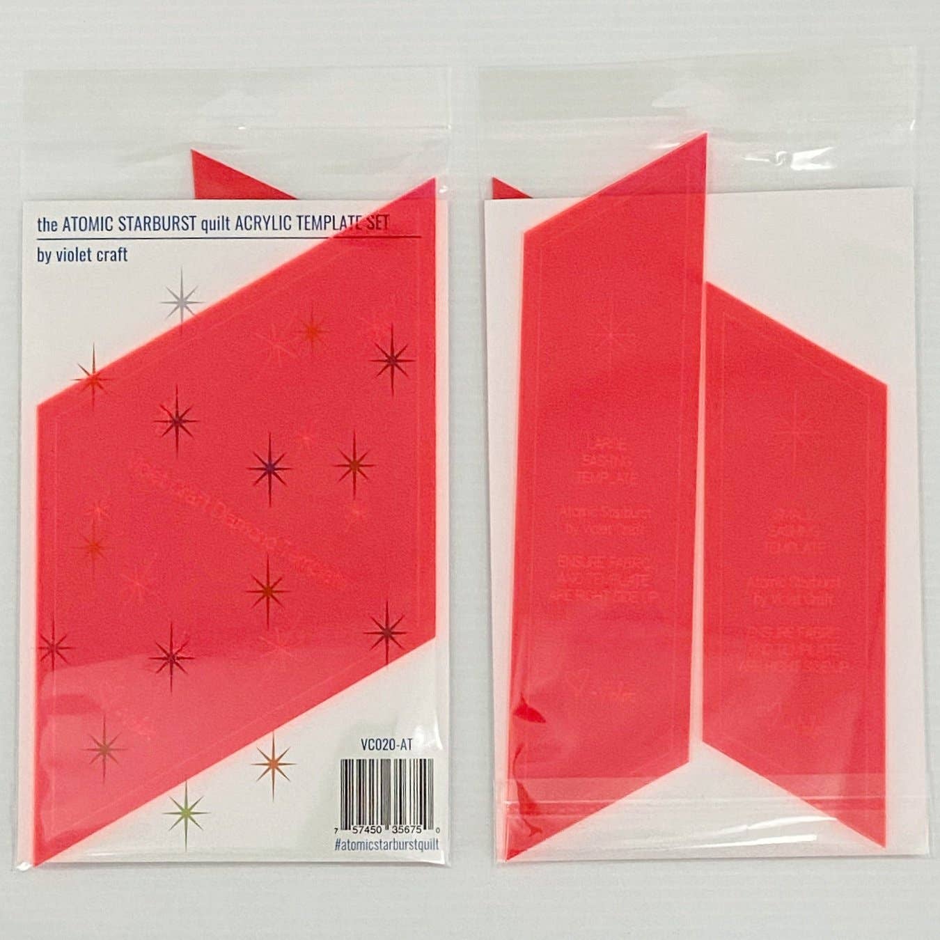 Violet Craft - Atomic Starburst Acrylic Template Set