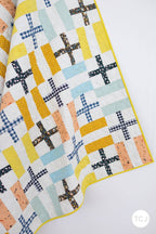 Simple Joys Quilt Pattern by Then Came June | Modern Fat Quarter Quilt Pattern