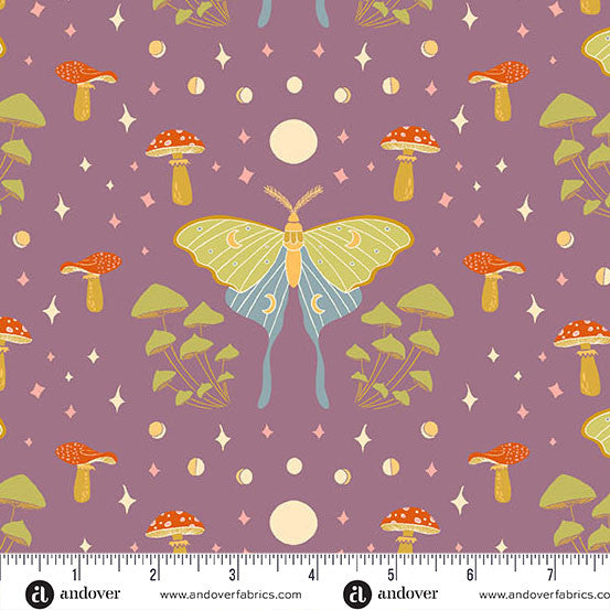 Moonlit Moths Plum