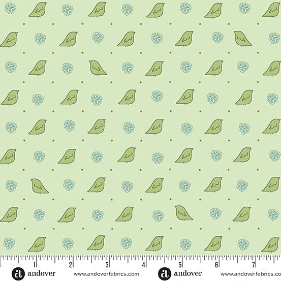 Widdershins Wren - Tea Green