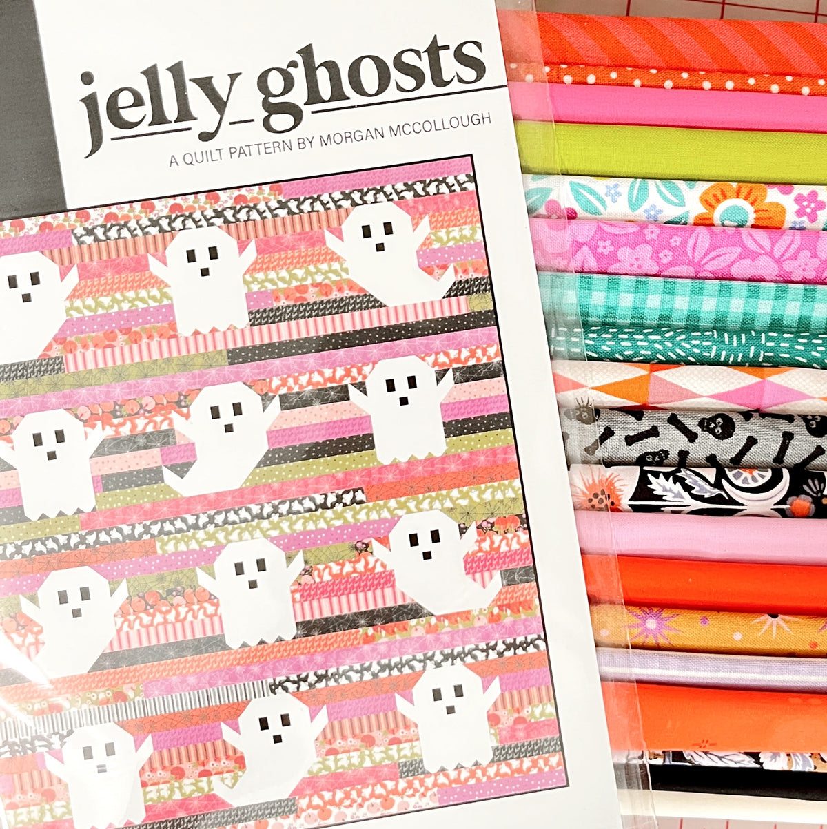 Monster Mash Jelly Ghosts Quilt Kit | Morgan McCullough Pattern
