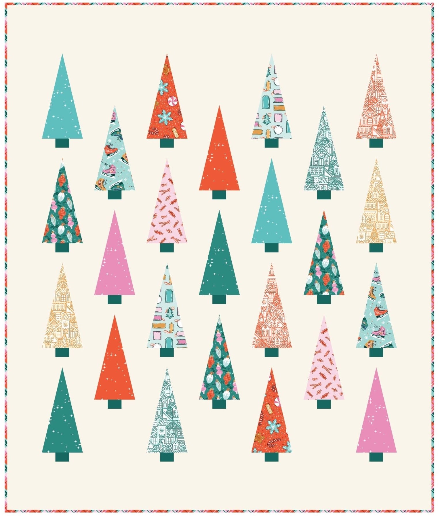Alpine Forest Free Quilt Pattern