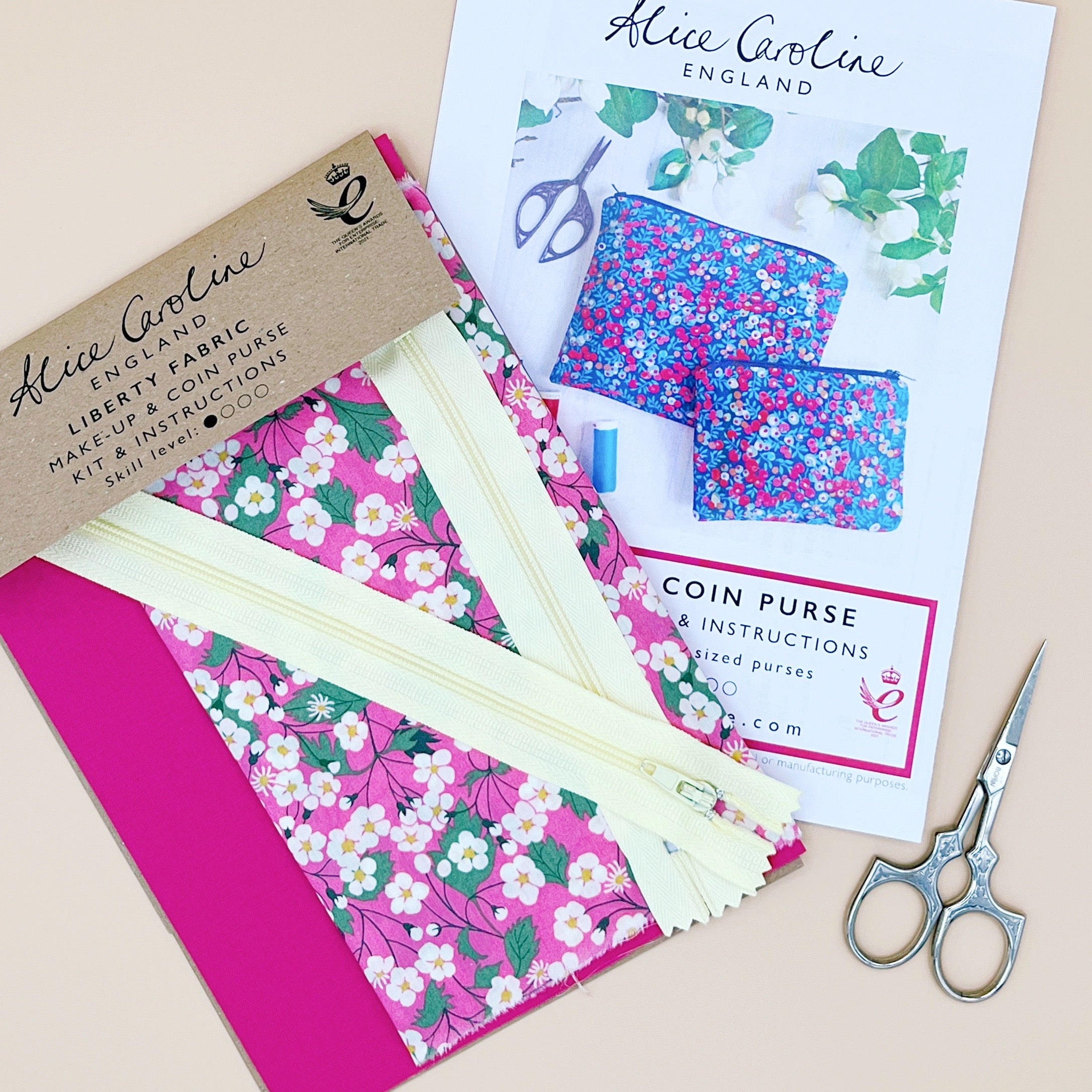 Liberty Tana Lawn® Makeup & Coin Purse Kit