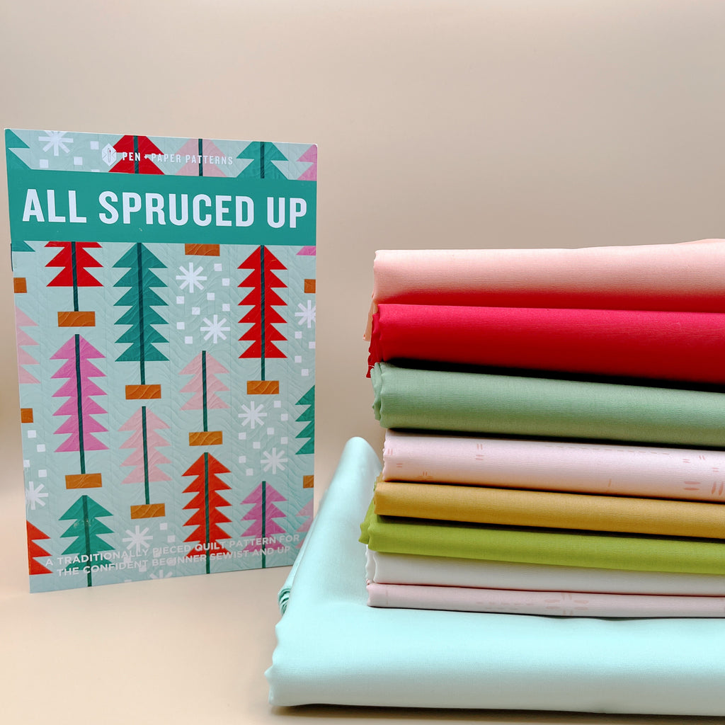 All Spruced Up Quilt Kit with Curated Art Gallery Fabrics