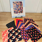 Hugs and Kisses Quilt Kit featuring vibrant Blooming Garden designs.