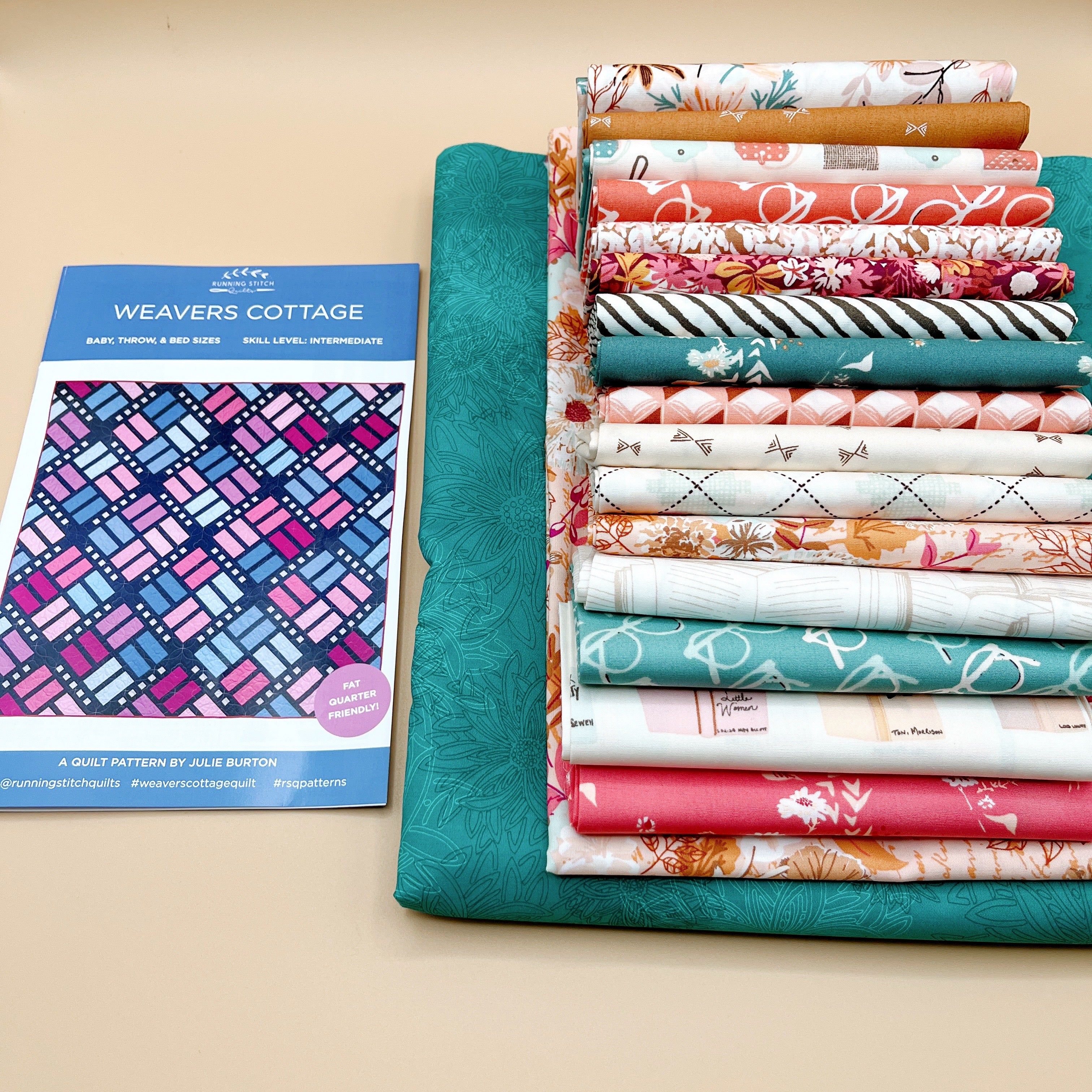 Bookish Cottage Curated Quilt Kit