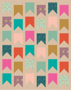 Bookmarks Quilt Kit with Celestial Garden