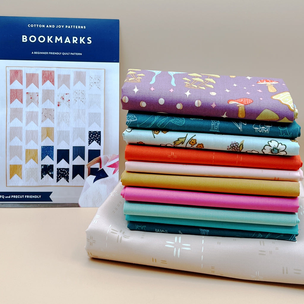 Bookmarks Quilt Kit featuring Celestial Garden & Art Gallery Fabrics