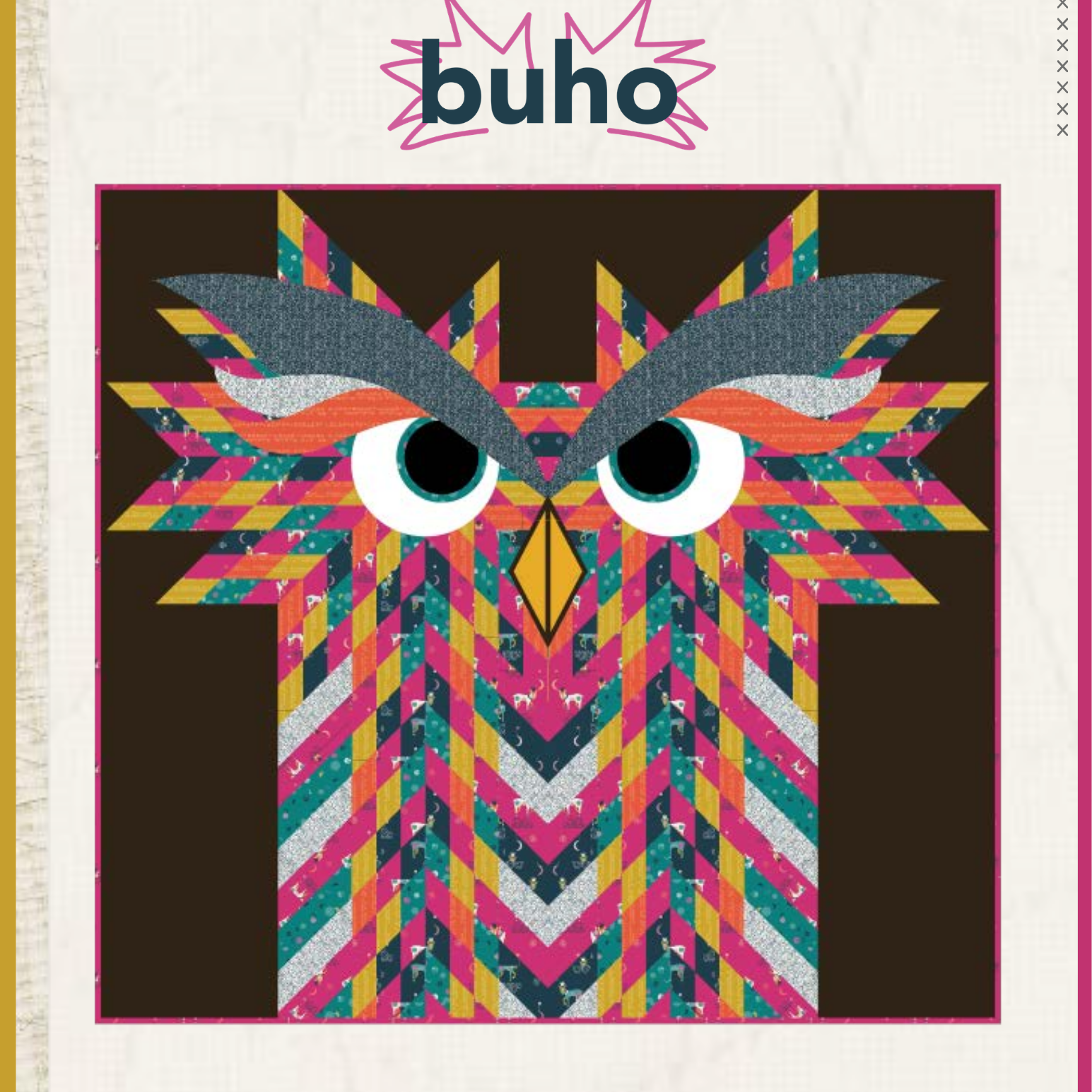 Buho Quilt Pattern by AGF Studio
