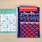 Triangle Pop Quilt Kit featuring Blooming Garden by Cloud9 Fabrics
