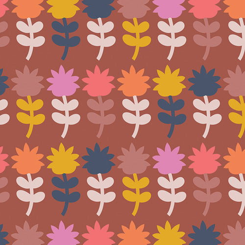 Mini Dutch Bloom from the Cinnamon Toast collection by Dana Willard for Art Gallery Fabrics