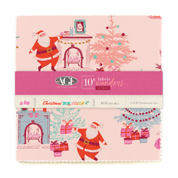 10" Squares Christmas in Color by Art Gallery Fabrics