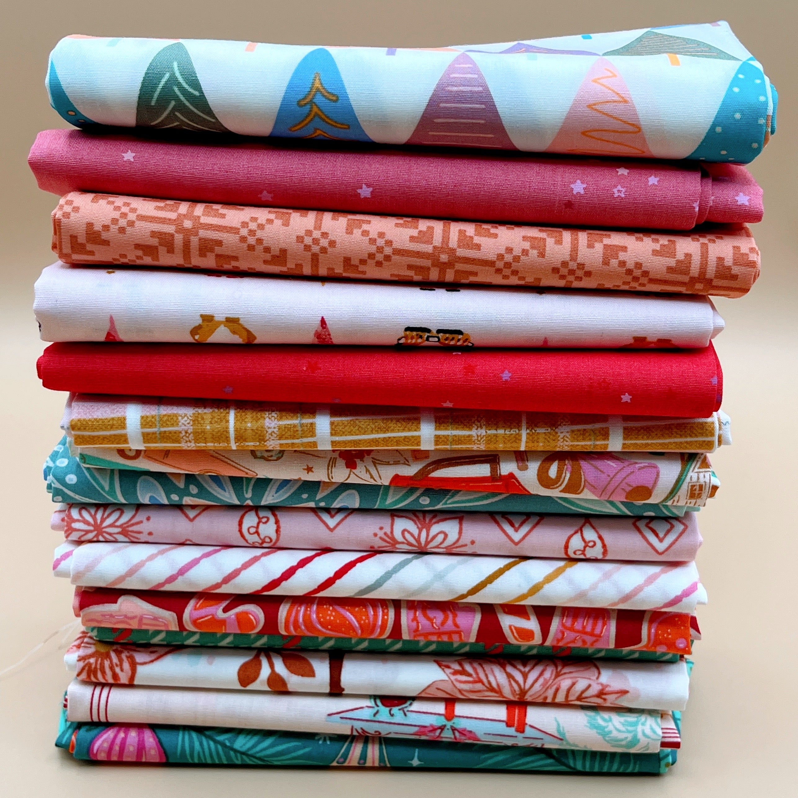 Art Gallery Fabric Christmas Collection Fat Quarter Bundle