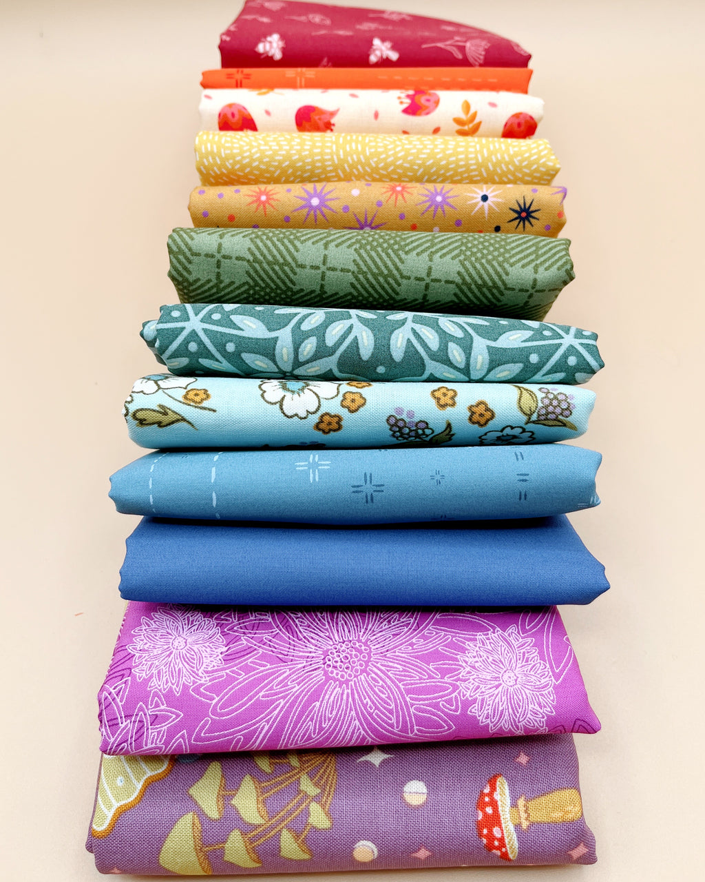 Full Spectrum Custom Curated Rainbow Fat Quarter Bundle