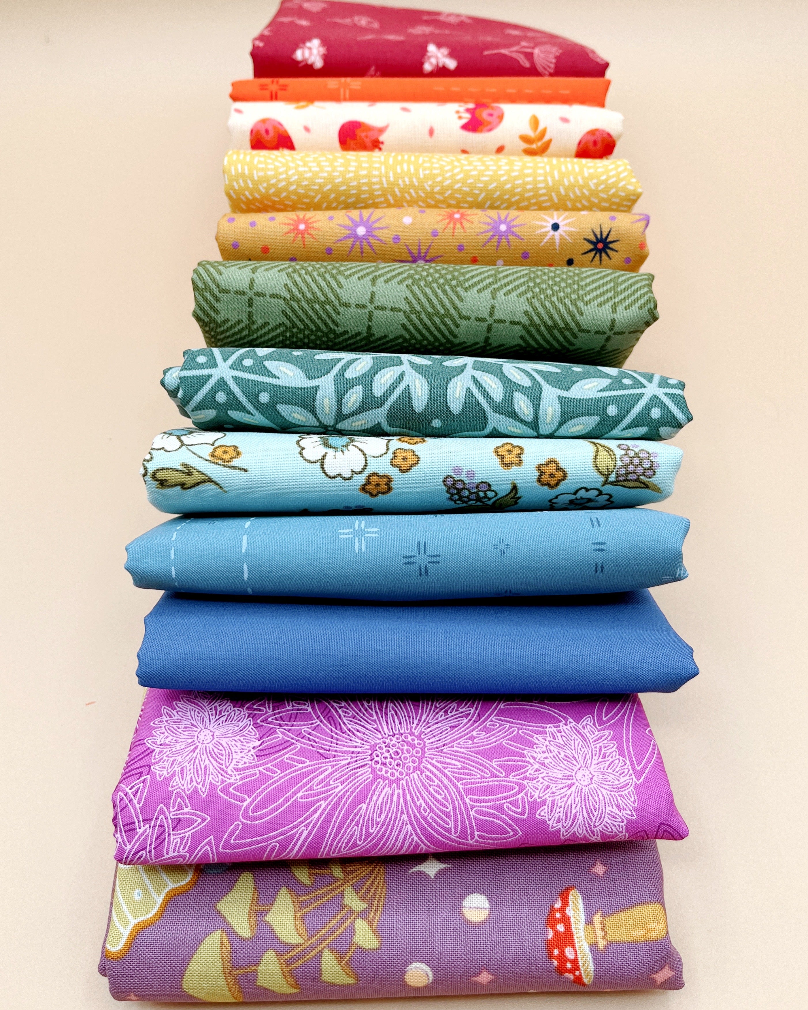 Full Spectrum Custom Curated Rainbow Fat Quarter Bundle