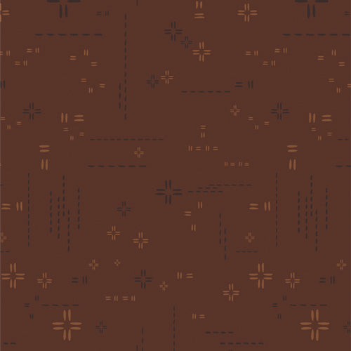 Fudge Brownie Decostitch by Art Gallery Fabrics Swatch