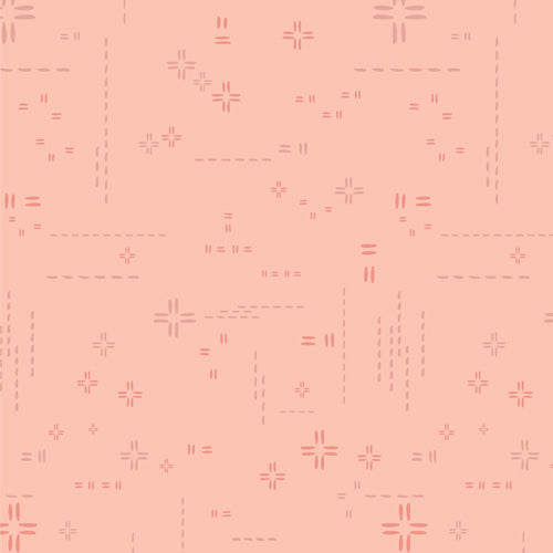 Peach Whisper Decostitch Elements for Art Gallery Fabrics