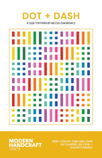 Dot + Dash beginner-friendly quilt pattern from Modern Handcraft Quilts