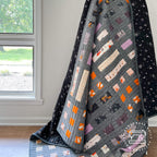 Dot + Dash beginner-friendly scrappy quilt pattern by Modern Handcraft Quilts