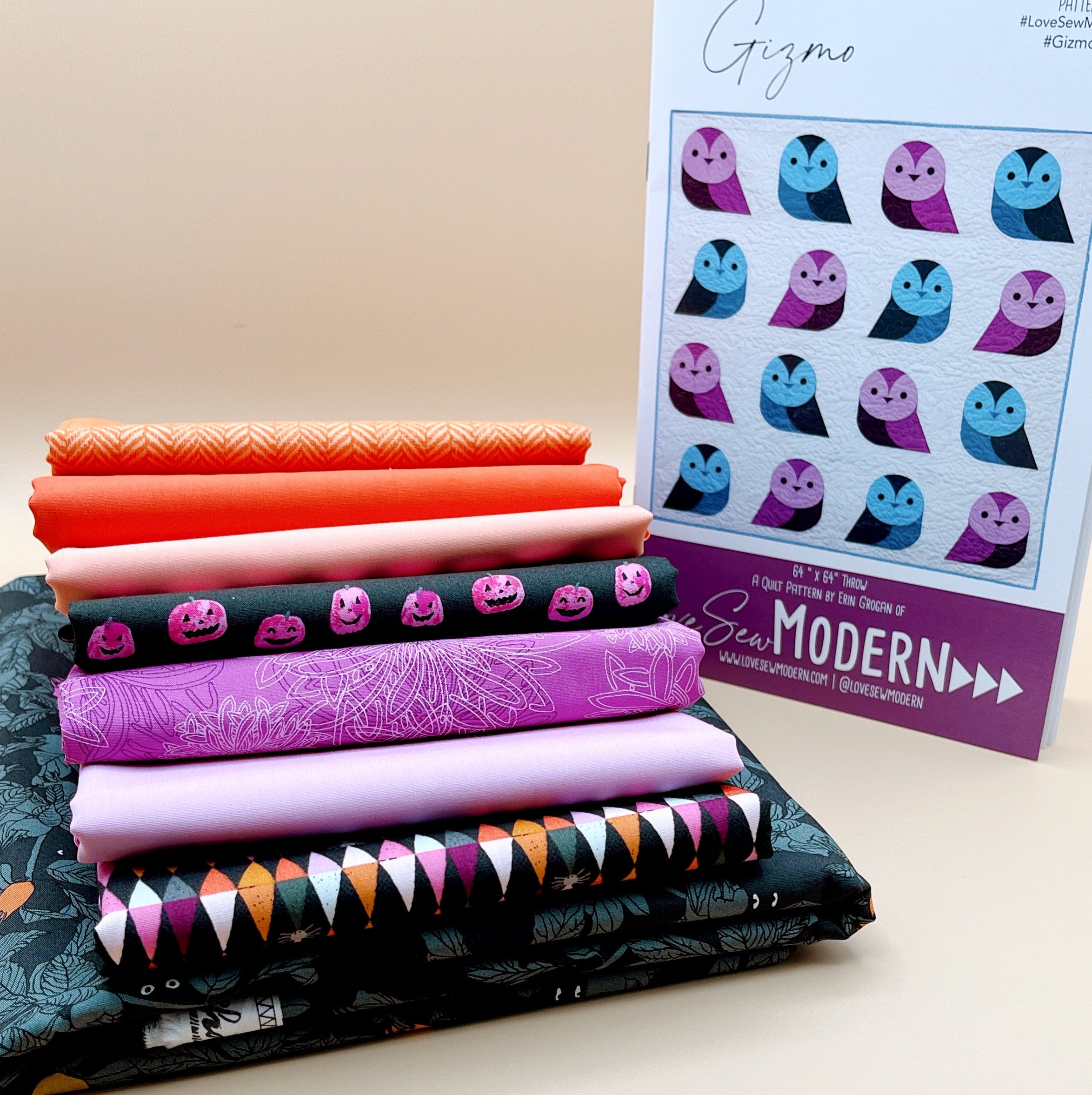Gizmo Quilt Kit featuring Enshadow Fabric Collection