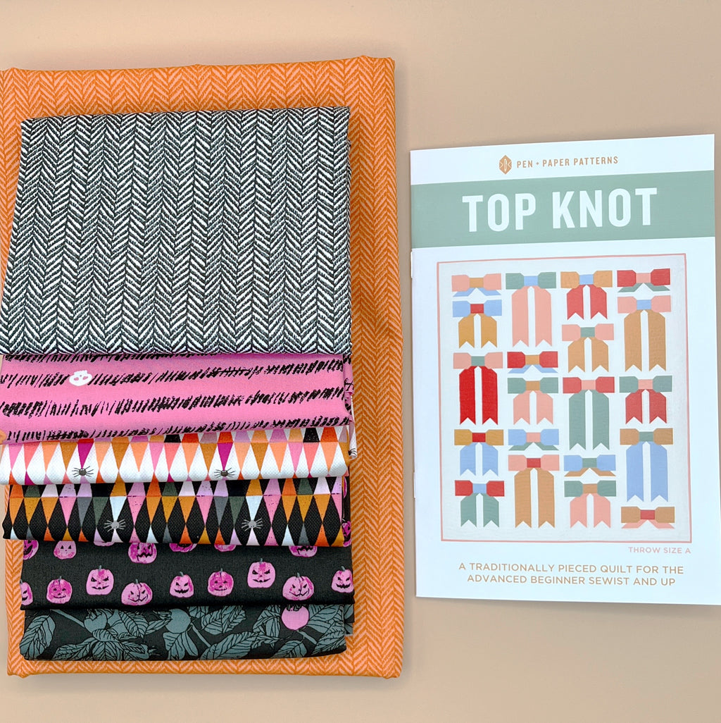 Quilt Kit with Enshadow Top Knot Pattern
