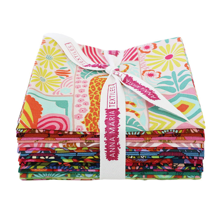 Rhapsody 18 pc Fat Quarter Bundle Premium Quilt Fabric by Anna Maria Textiles