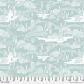 Silent Scapes Ice Blue winter landscape quilting fabric by Cori Dantini for FreeSpirit Fabrics