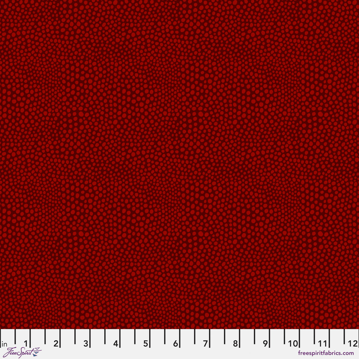 Berry Dotty Berry red tonal dot quilting fabric by Cori Dantini for FreeSpirit Fabrics from the Silent Night Christmas collection