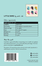 Fabric Requirement Chart for Little Bird Quilt Pattern by Patch + Dot