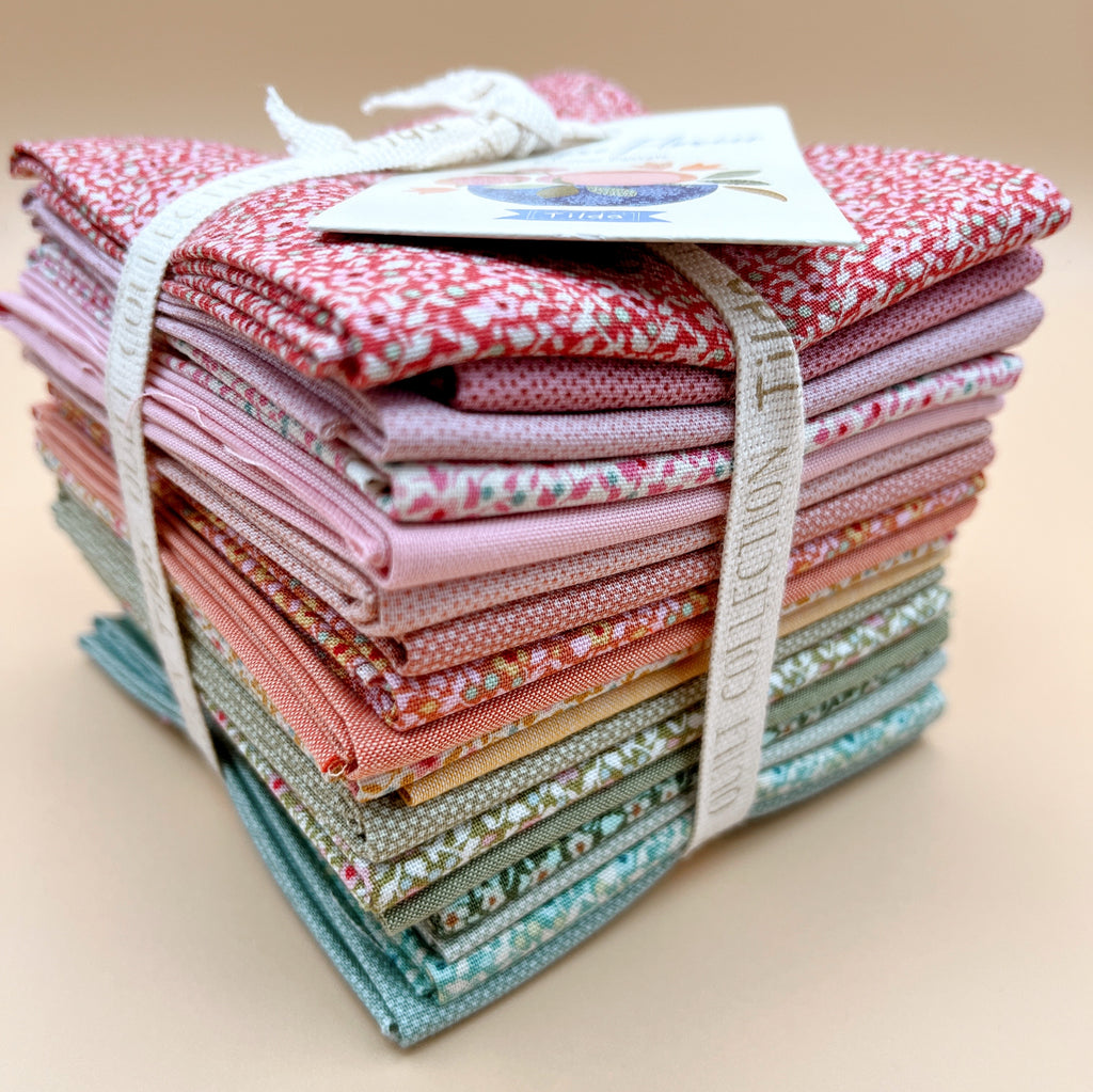 Applique Flowers Fat 8th Bundle - Something Blue Collection from Tilda