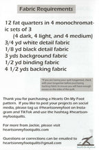 Floof the Skunk quilt pattern back cover