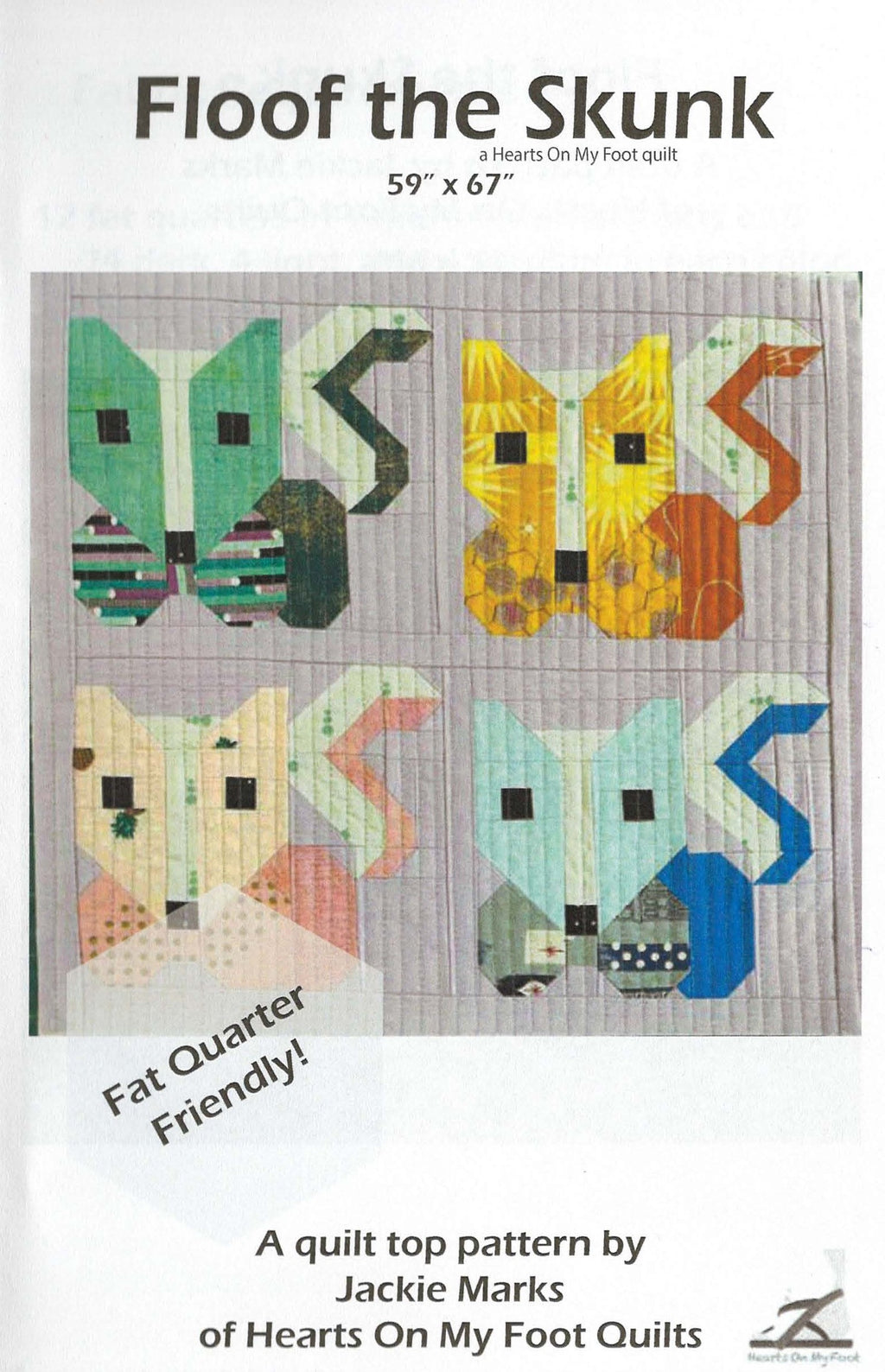 Floof the Skunk pattern front cover