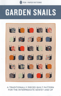 Garden Snails Quilt Pattern by Pen + Paper Patterns