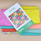 Premium Quilting Fabric from Ghostly Garden Collection with Blooms quilt pattern by ModernHandcraft Quilts