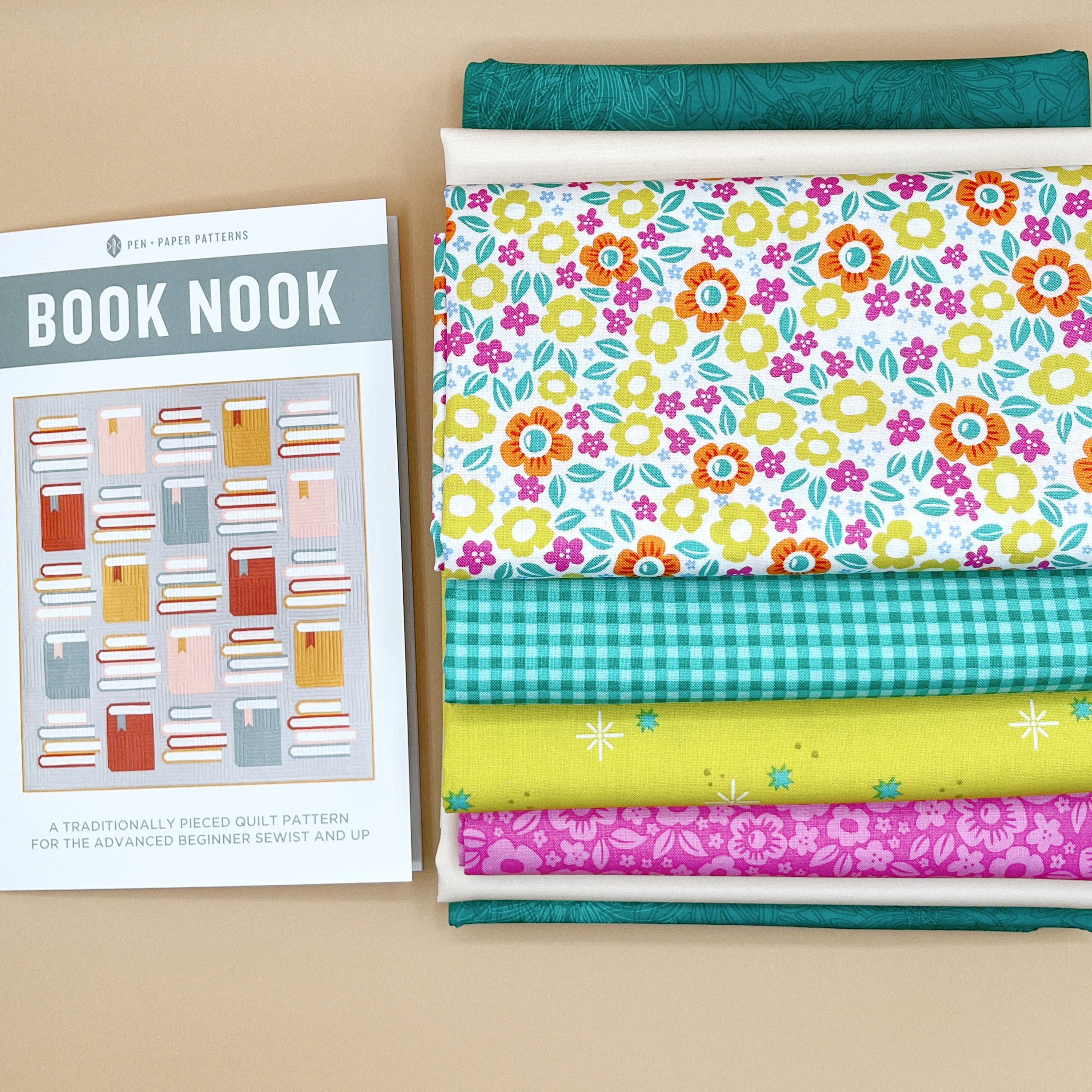 Book Nook Quilt Kit featuring Ghostly Garden