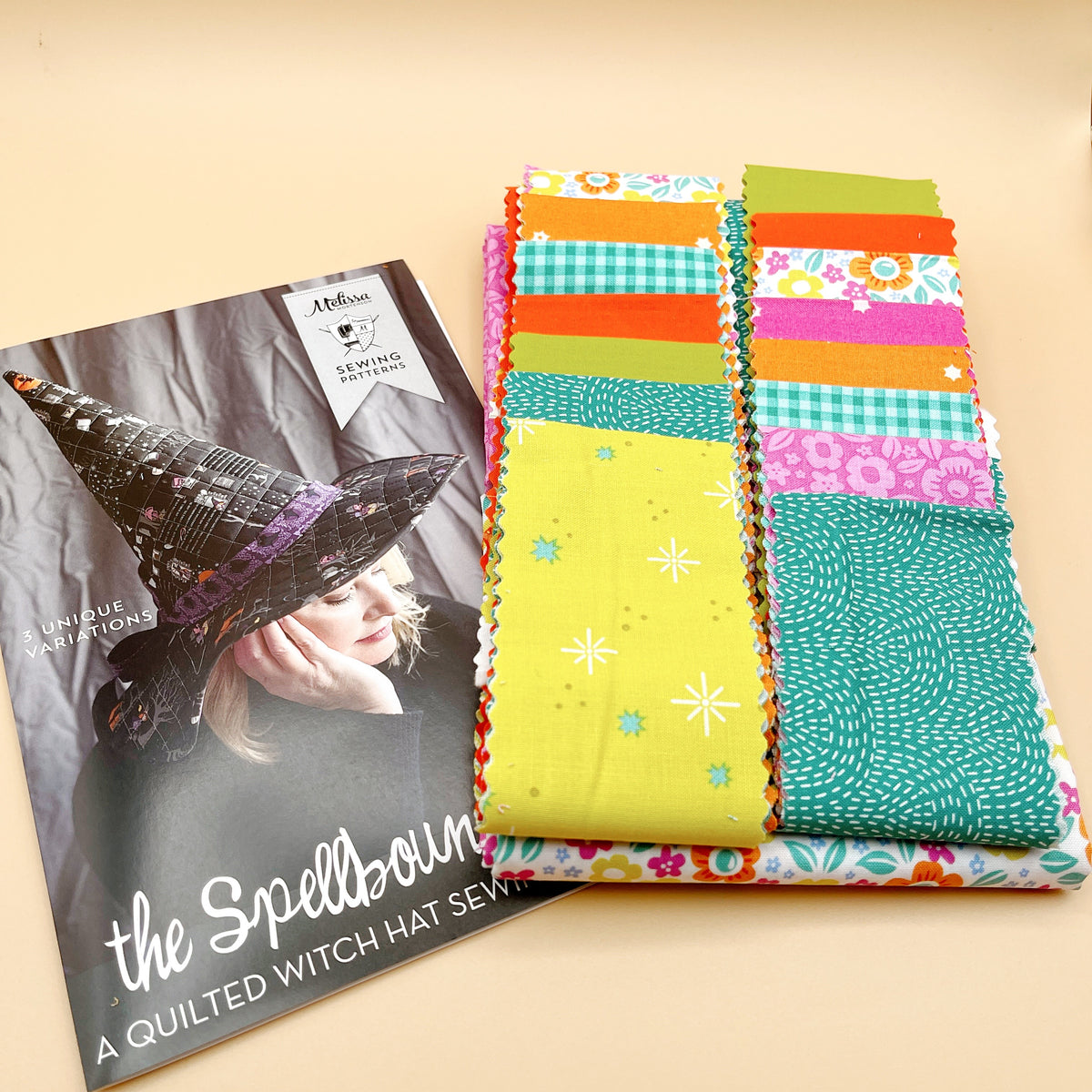 Spellbound Witch Hat Kit featuring Ghostly Garden by KP Creates for Andover Fabrics