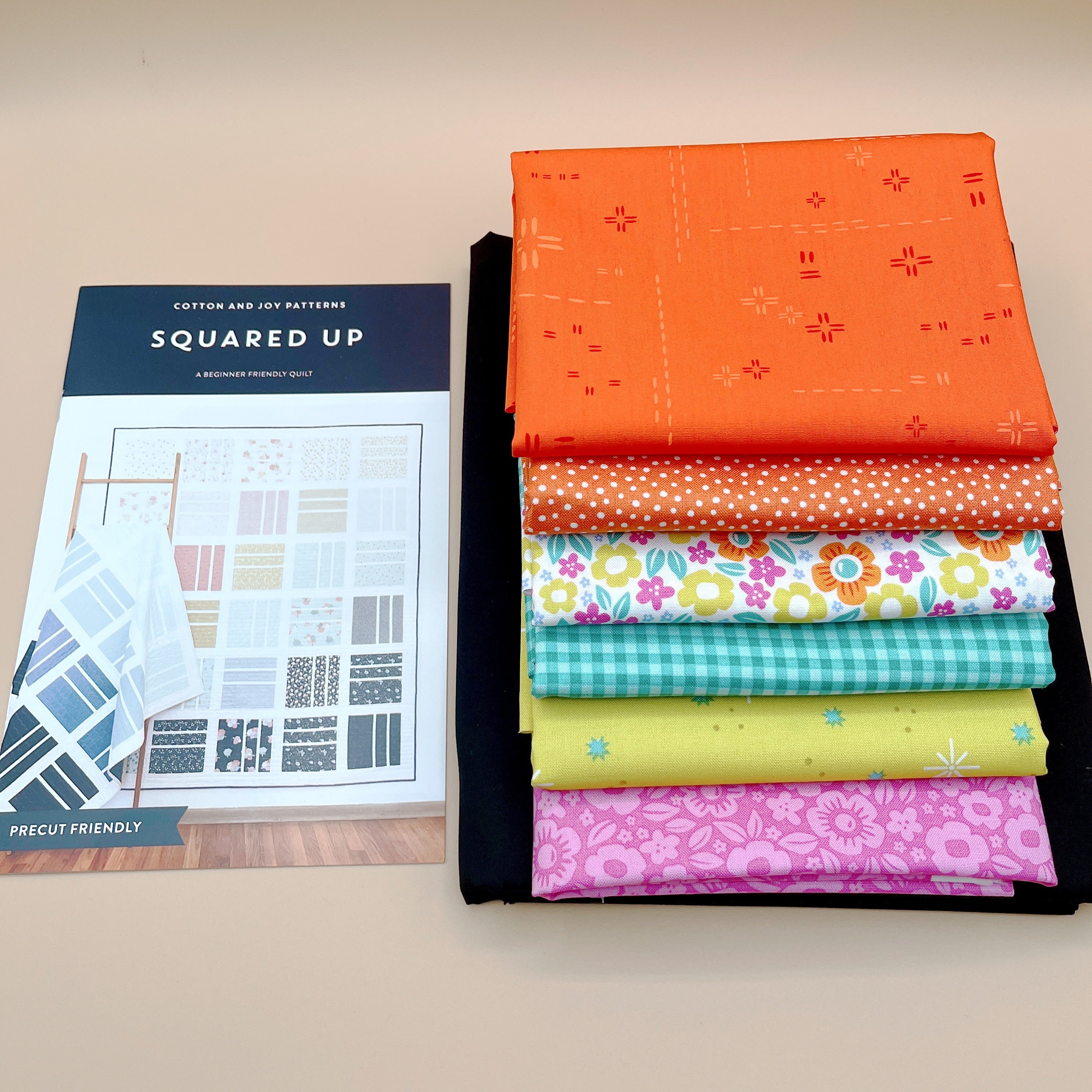 Squared Up Quilt Kit featuring Ghostly Garden