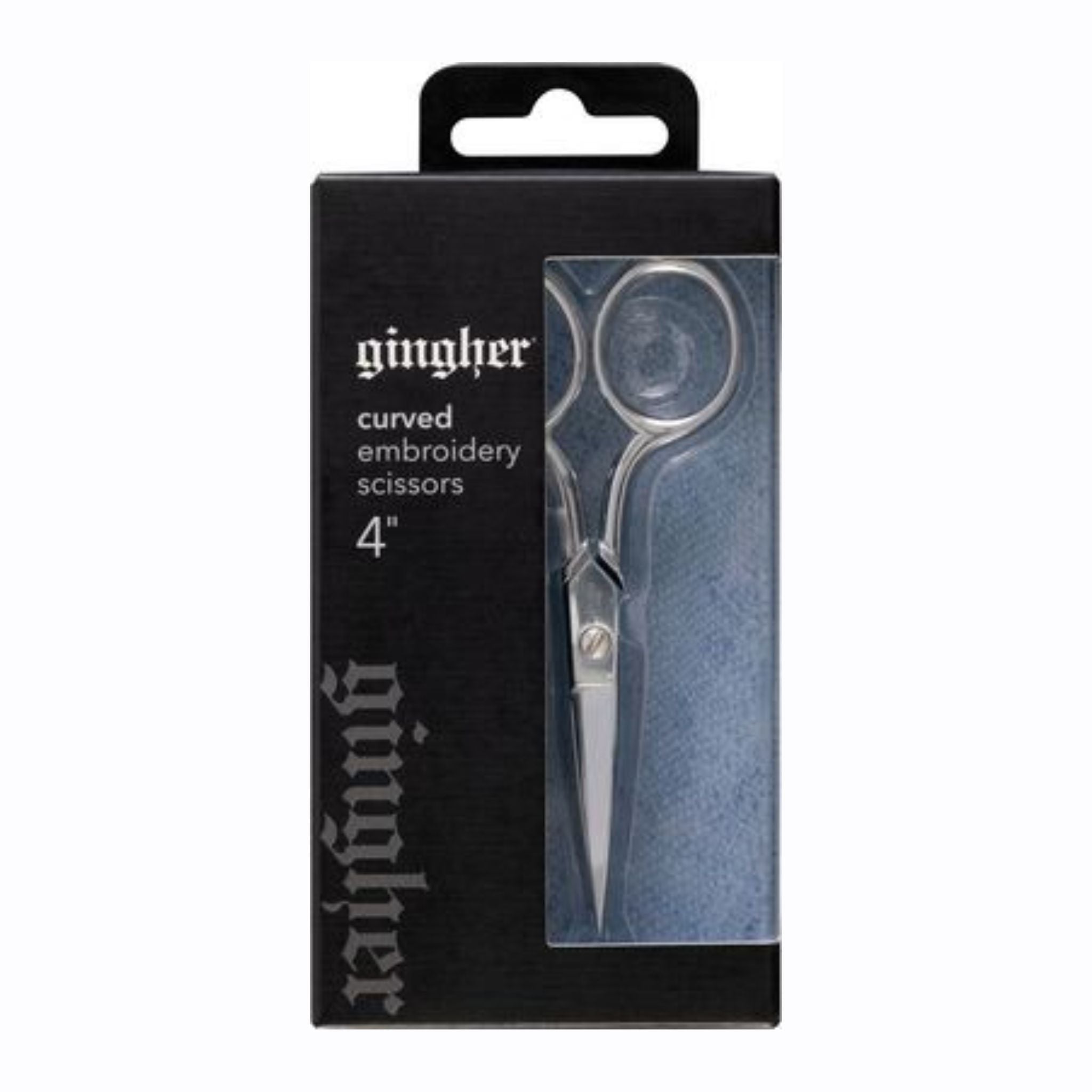 Gingher 4in Curved Blade Embroidery Scissors