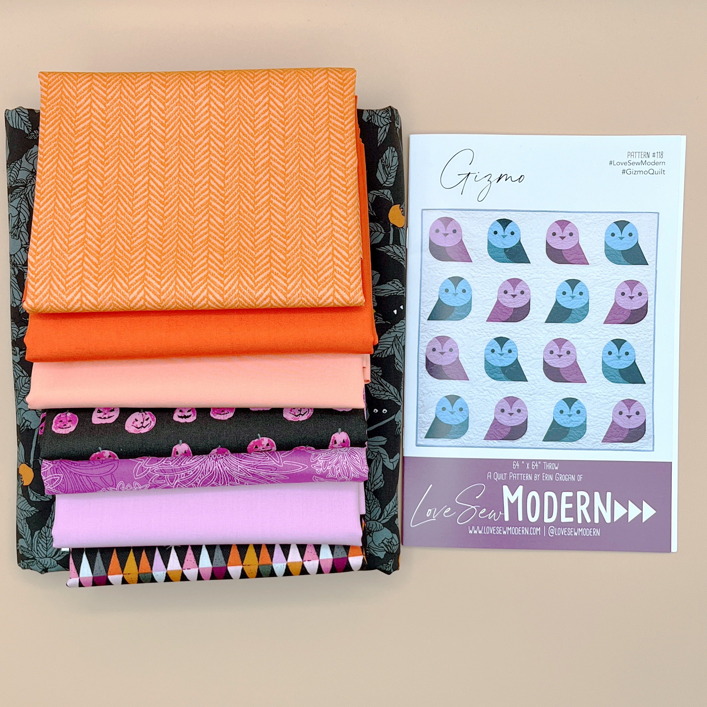 Gizmo Quilt Kit featuring Enshadow Fabric Collection