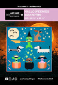 Halloweenies Quilt Pattern by Art East Quilting Co