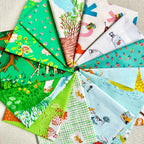 Heather Ross Favorites 27-piece fat quarter bundle featuring one of each print from the Heather Ross collection by Windham Fabrics.