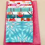 Lazy Christmas Goose Quilt Kit featuring Art Gallery Fabrics Christmas Collections