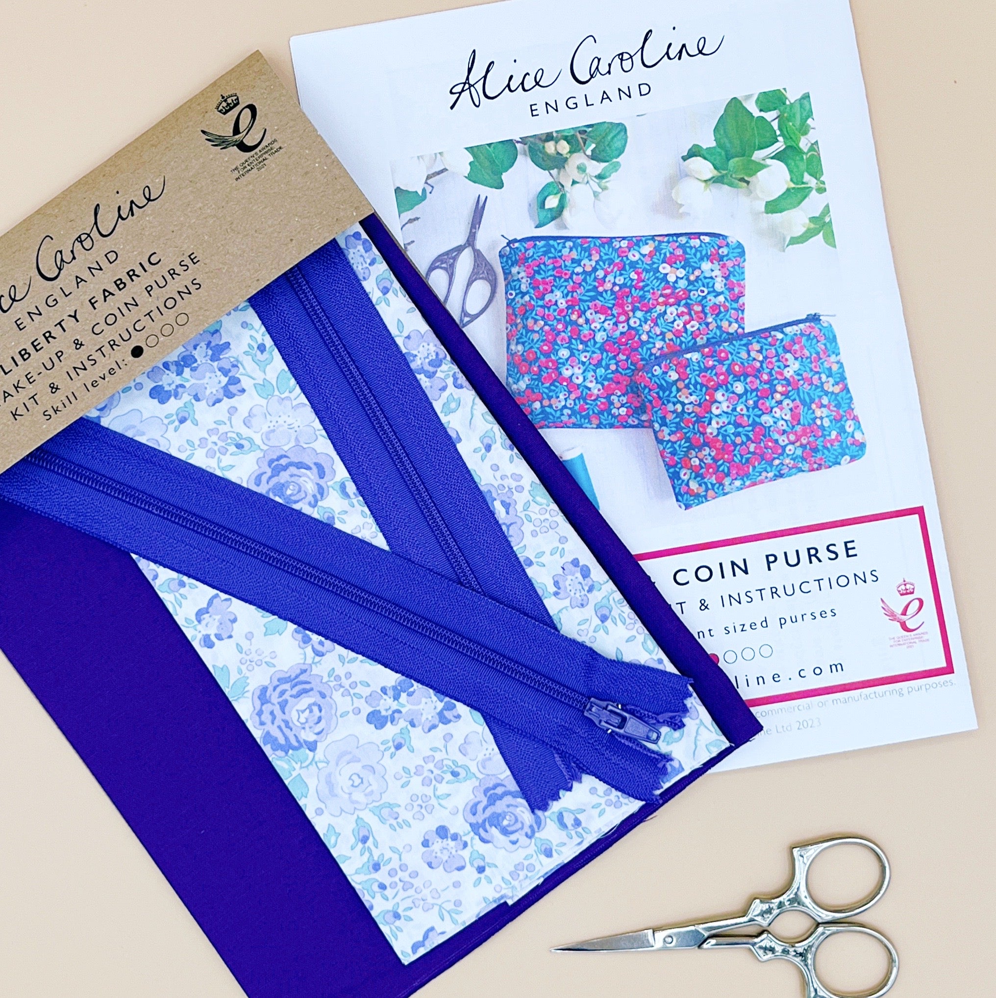 Liberty Tana Lawn® Makeup & Coin Purse Kit