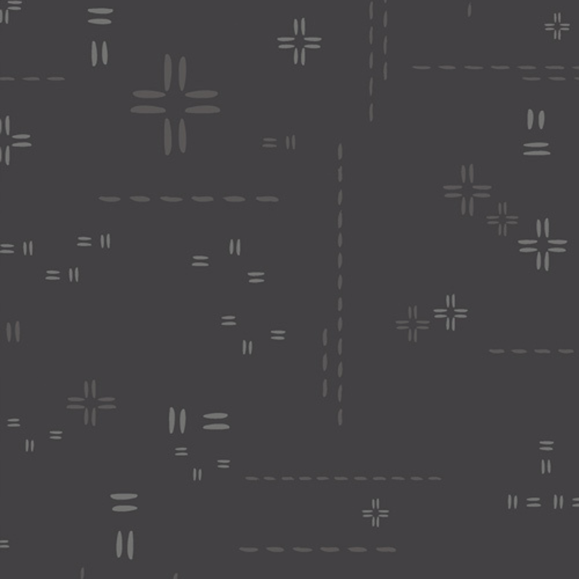 Dark gray pattern with geometric shapes on a dark gray background
