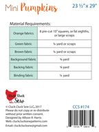 Mini Pumpkins Pattern by Cluck Cluck Sew