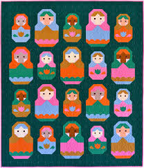 Nesting Dolls Paper Quilt Pattern by Pen + Paper Patterns